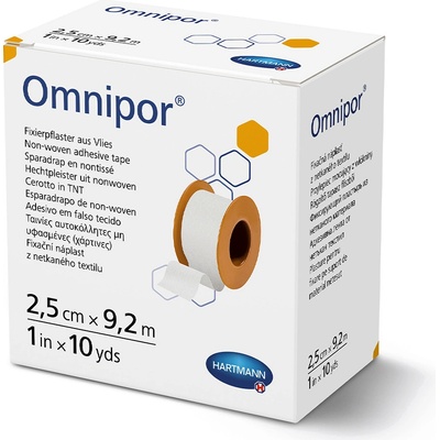 Hartmann Omnipor náplast na cívce 2,5 cm x 9,2 m