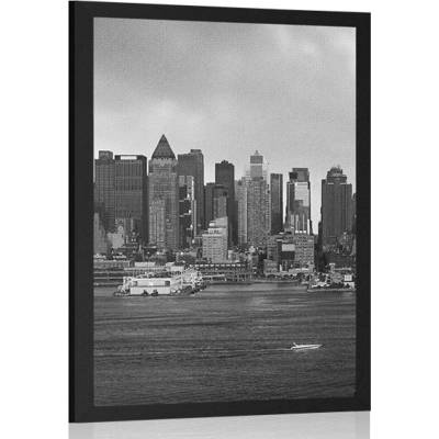 Plakát jedinečný New York v černobílém provedení - 20x30 white
