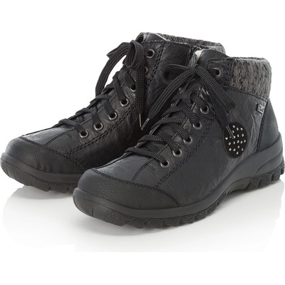 Rieker dámská zateplená kotníková obuv L7110-01 černá