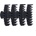 Framar Claw Clips Black 4 ks