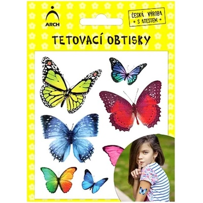 Arch Zlín Dětské tetovací obtisky motýlci