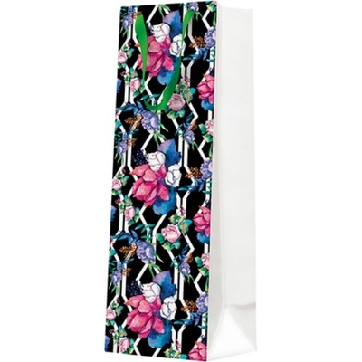 PAW 3 Dárková taška PAW FLORAL BOTANICAL PATTERN 12x10x37