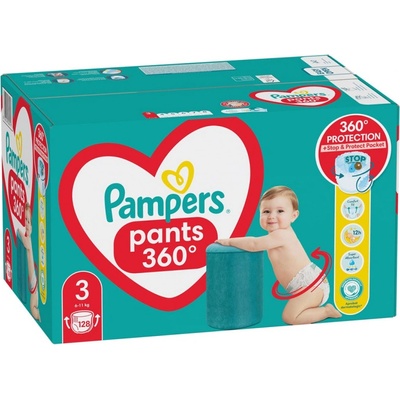 Pampers Памперс панталони момче/момиче 3 128 бр (8006540069417)