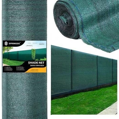 Springos Tieniaca sieť - 95% tienenie - 1,5x50m - 185g/m2 - zelená