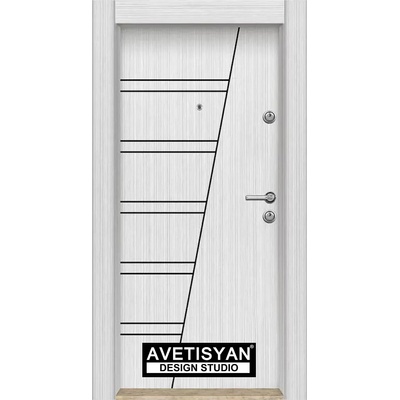 Haska Блиндирана врата StarLife М010 Бяла перла (цена без монтаж)