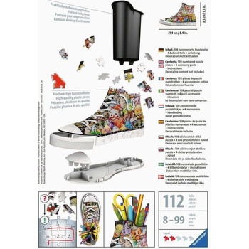 Ravensburger 3D puzzle Kecka Emoji Sneaker 108 ks