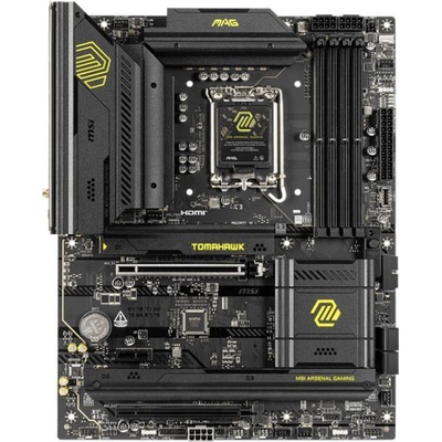 MAG B860 TOMAHAWK WIFI, ATX, LGA 1851, 4x DDR5 Dual Channel DDR5 up to 9200(OC)MHz, 2x PCIe x16 slot, 3x M. 2 slot, 4x USB 2.0, 4x USB 10Gbps, 1x USB 10Gbps Type-C, 1x USB 40Gbps Type-C, HDMI, DP, (MSI-MAG-B860-TOMAHAWK-WIFI)