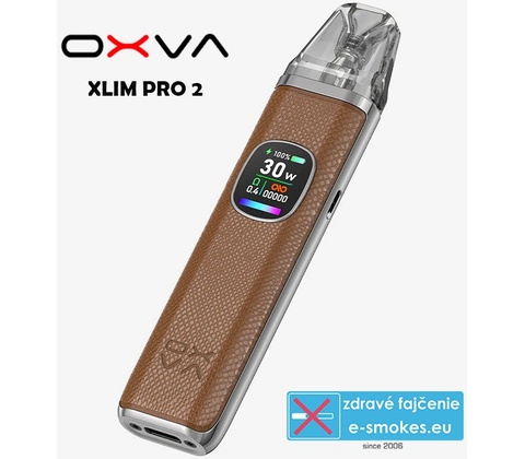 OXVA Xlim Pro 2 Pod Kit 1300 mAh Brown Python