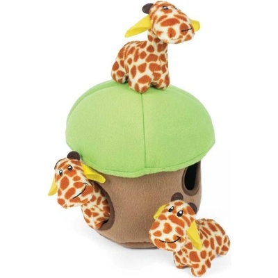ZippyPaws Burrow žirafy v domečku 20 cm
