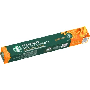 Starbucks Кафе капсули Starbucks Smooth Caramel съвместими с Nespresso, 10 бр
