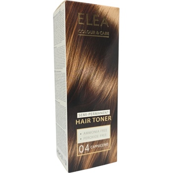 ELEA Professional тонер за коса, Номер 04, Cappuccino, 1 брой