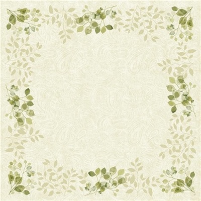 Dunicel Ubrus 84x84 cm s vzorom PAISLEY LEAVES z Bio20 ks 100032211
