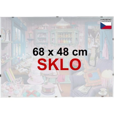 BFHM Rám na puzzle Euroclip 68x48cm sklo