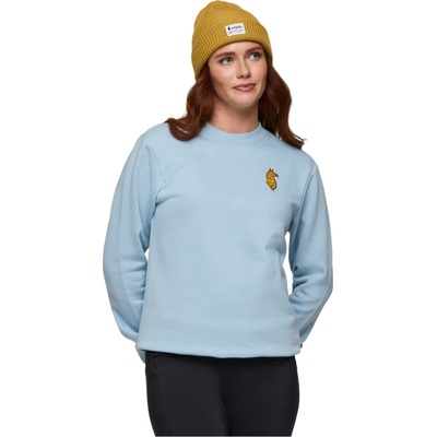 Cotopaxi W'S Lava Llama Crew Sweatshirt svetlomodrá