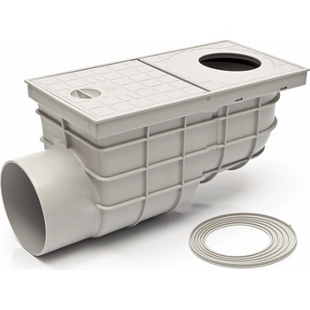 Chuděj Kanalizačná vpusť bočná D110 šedá