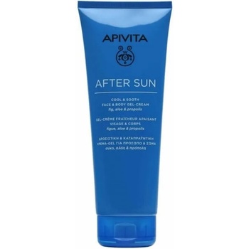 Image 1 of APIVITA Успокояващ лосион за след слънце с Прополис , Алое и Смокиня, Apivita Suncare After Sun Cooling Cream-Gel with Fig, Aloe & Propolis 100ml