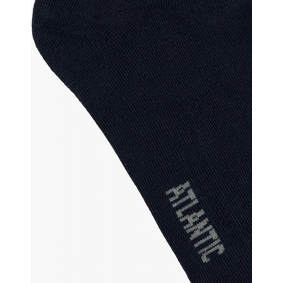 Atlantic Men's Socks Standard Length 3Pack Dark Blue čierna