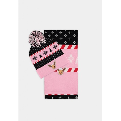 Pokémon Beanie & Scarf Gift Set Pink