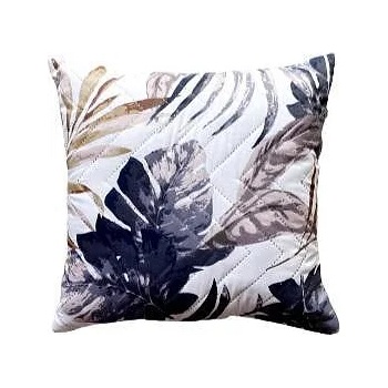 Image 1 of GoHome Дек. възглавница - Палми+бяло