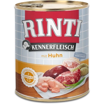 RINTI Kennerfleisch Adult консерва за кучета с пилешко месо 800gr