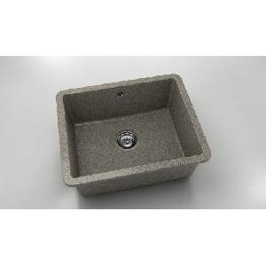 FAT Мивка за долно вграждане Vanguard 221, Granicite, 940 Space Gray, с включен сифон - bogdanmebel Мивка за вграждане