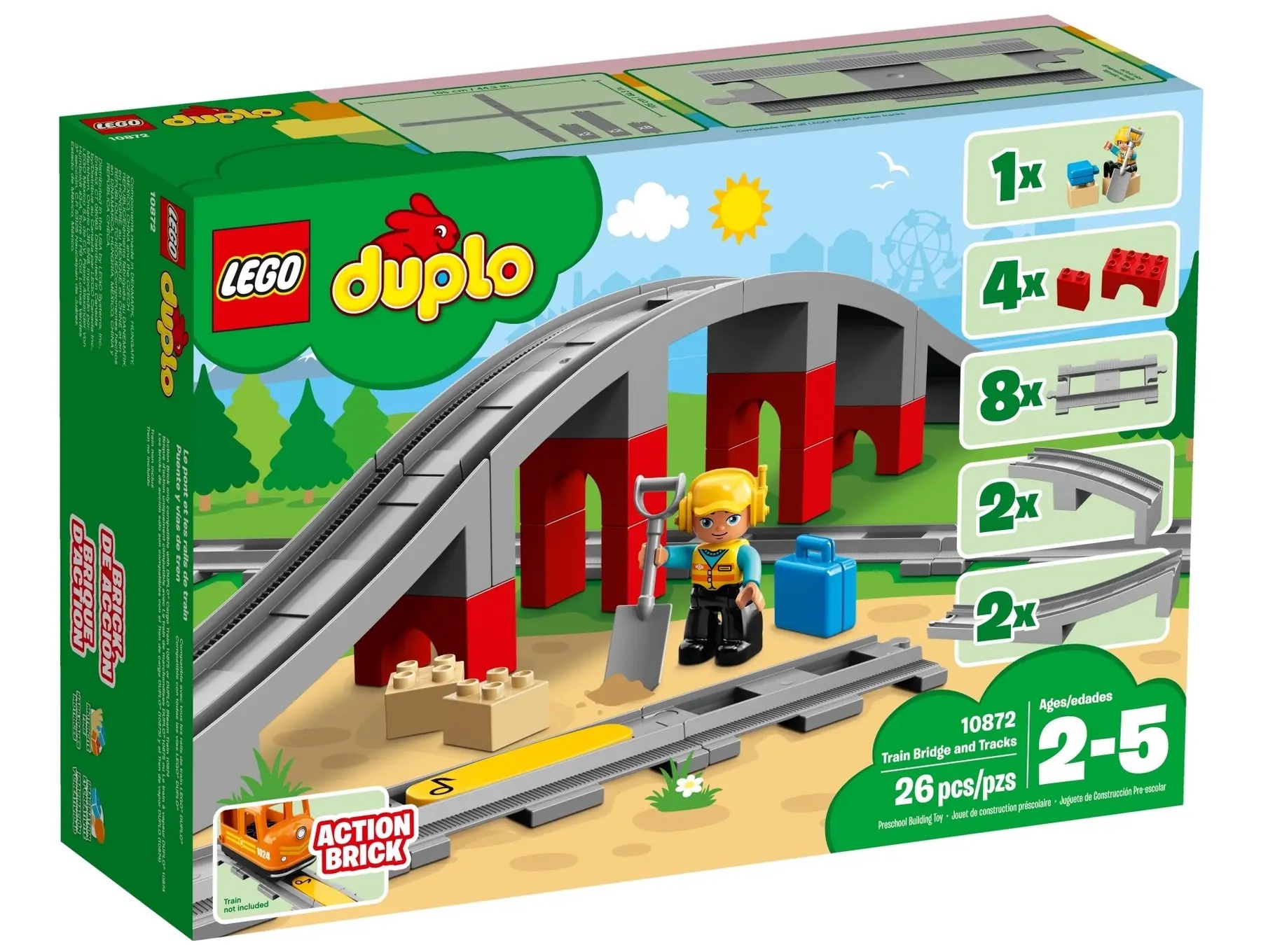 LEGO® DUPLO® - Train Bridge and Tracks (10872)