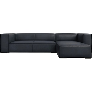Windsor & Co Тъмносин кожен ъглов диван (десен ъгъл) Madame - Windsor & Co Sofas (WIN_RC_71_F1_MADAME4)