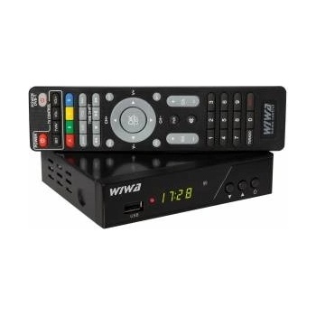 WIWA ТВ тунер Wiwa, H. 265 PRO, DVB-T/T2, черен
