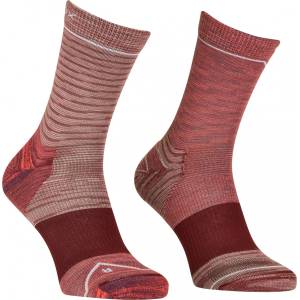 Ortovox Дамски туристически чорапи Ortovox Women's Alpine Mid Socks Merino socks - Wild Rose - размер 35-38 (EU) (201-7484-0311)