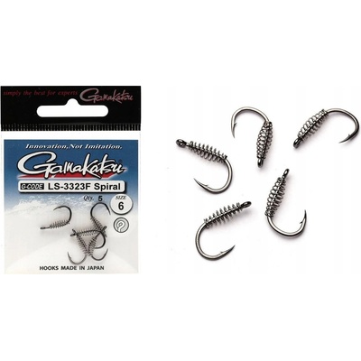 Gamakatsu LS-3323F Spiral vel.6 5 ks
