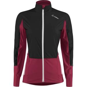 Löffler Дамско яке за ски бягане Löffler Women's Jacket Worldcup REP Cross-country ski jacket - Black / Aubergine - размер 42 (EU) (103-2664-0115)
