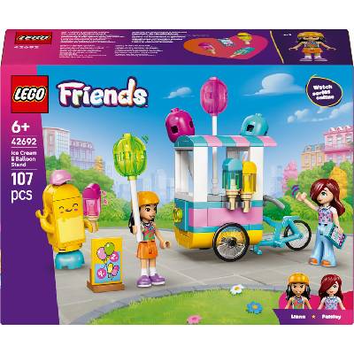 Конструктор LEGO Friends - Щанд за сладолед и балони (42692) (42692)