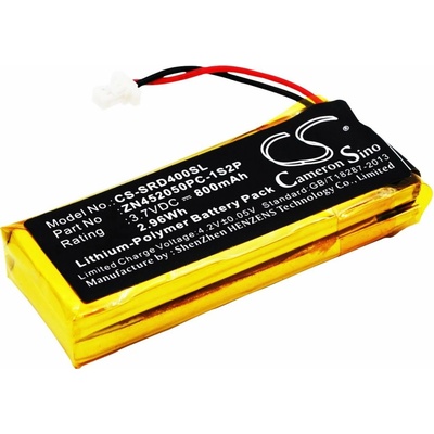 Batéria pre Cardo Scala Rider G4, 800mAh, Li-Pol, 3.7V, ZN452050PC-1S2P, HQ