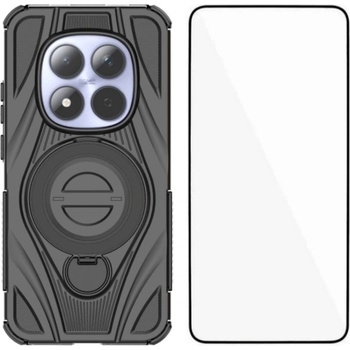 Xiaomi Защитен калъф WANLONFENG XH за Xiaomi Redmi Note 15 Pro+ 5G / Poco M8 Pro 5G със Стойка - PC+TPU, Вкл. Протектор - 6 Цвята