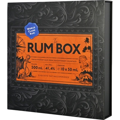 1423 Aps The Rum Box Blue Edition 41,4% 10 x 0,05 l (set)