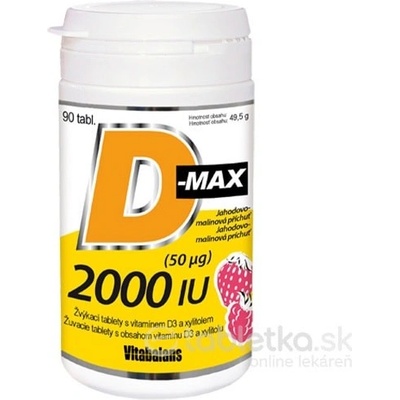 D-Max 2000 IU 90 tabliet