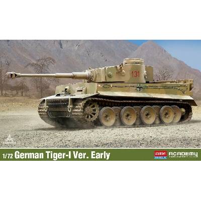 Academy Plastikový model tanku Tiger 1, raná verze 1/72