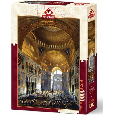 Art Prvá modlitba v mešite Hagia Sophia 1000 dielov