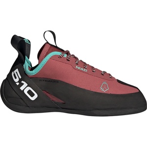 Five Ten Дамски обувки с връзки Five Ten Women's Niad Lace Climbing shoes - Core Black / Crew Red / Acid Mint - размер 39 1/3 (EU) (301-0683-0116)