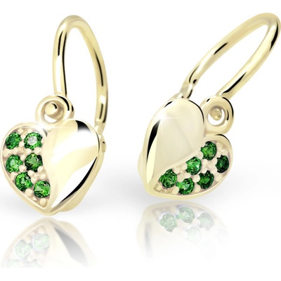 Cutie Jewellery dětské zlaté C2160Z Green