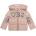 GUESS Зимно яке за мини момиче в розов цвят с голям надпис Guess