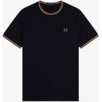Fred Perry Тениска Fred Perry Twin Tipped T-Shirt - Black P69