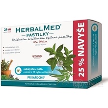 HerbalMed Dr.Weiss Eukalyptus-máta 24+6 pastilek