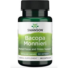 Swanson Bacopa Monniera 50 mg extrakt 10:1 90 kapsúl