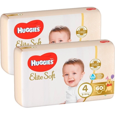 HUGGIES 2x Elite Soft 4 60 ks