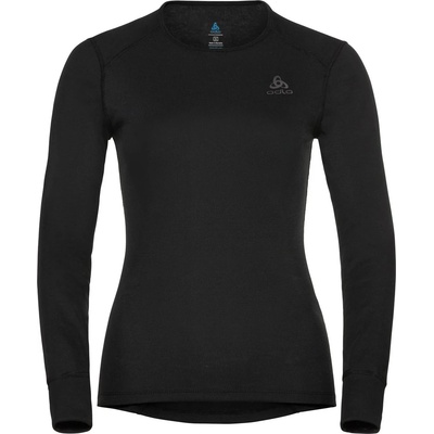 Odlo Дамско синтетично термобельо Odlo Women's BL Top Crew Neck L/S Active Warm Eco Synthetic base layer - Black - размер XL (114-1853-0115)