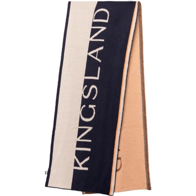 Kingsland Pletený šál Vale Modrá