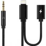  iP3.5MM+Lightning Charging & Audio Cable, JH-038