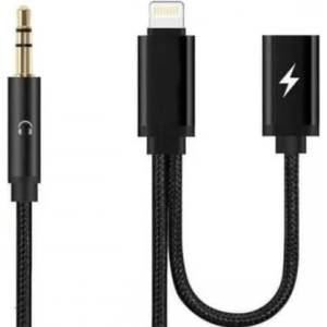  iP3.5MM+Lightning Charging & Audio Cable, JH-038
