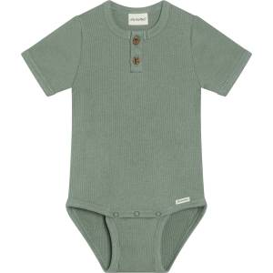 Minymo Детско ежедневно термо бельо Minymo Kid's Body S/S Rib Body - Lily Pad - размер 74 (EU) (714-1855-0113)